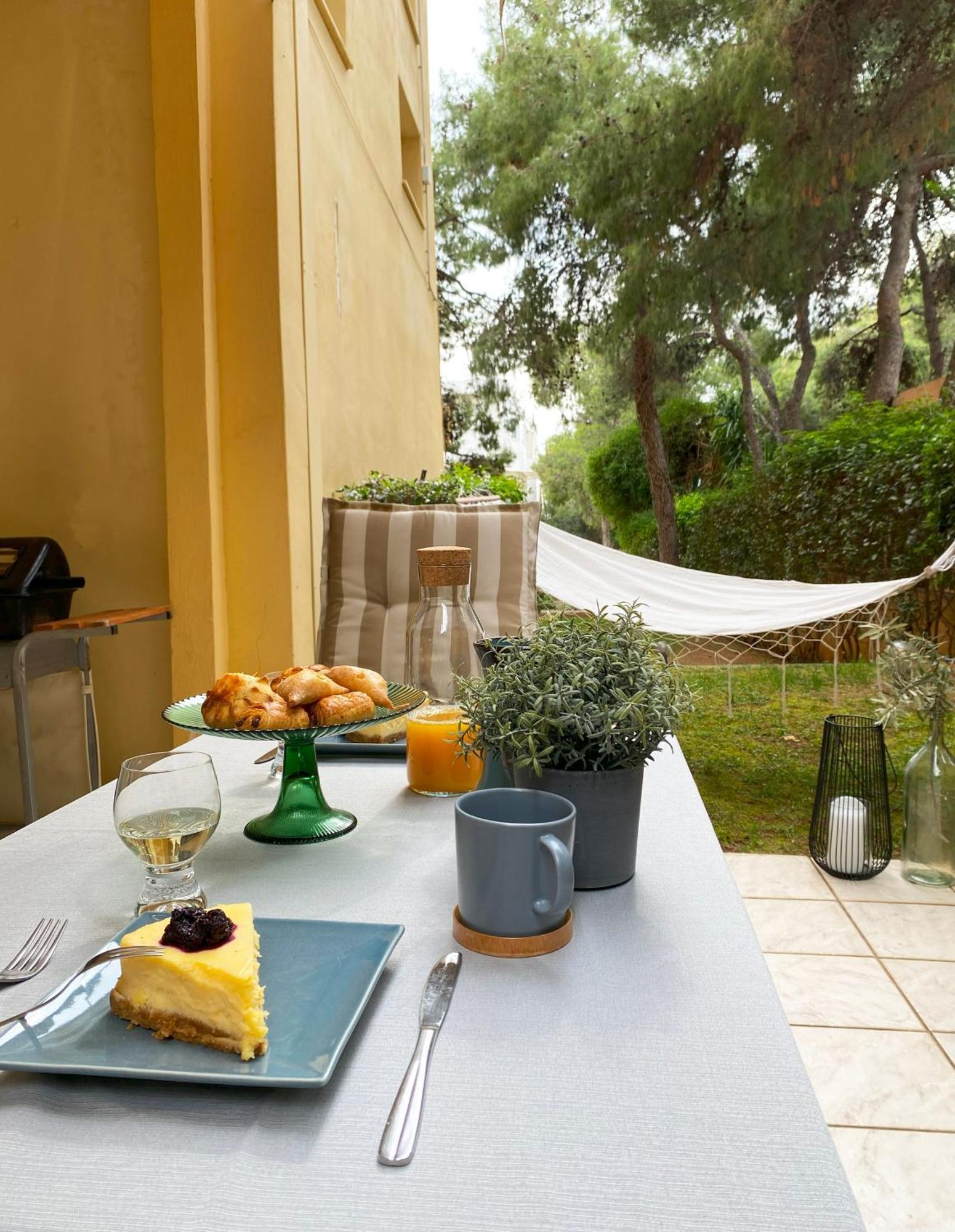 Garden Apartment With Bbq In The Athenian Riviera Εξωτερικό φωτογραφία