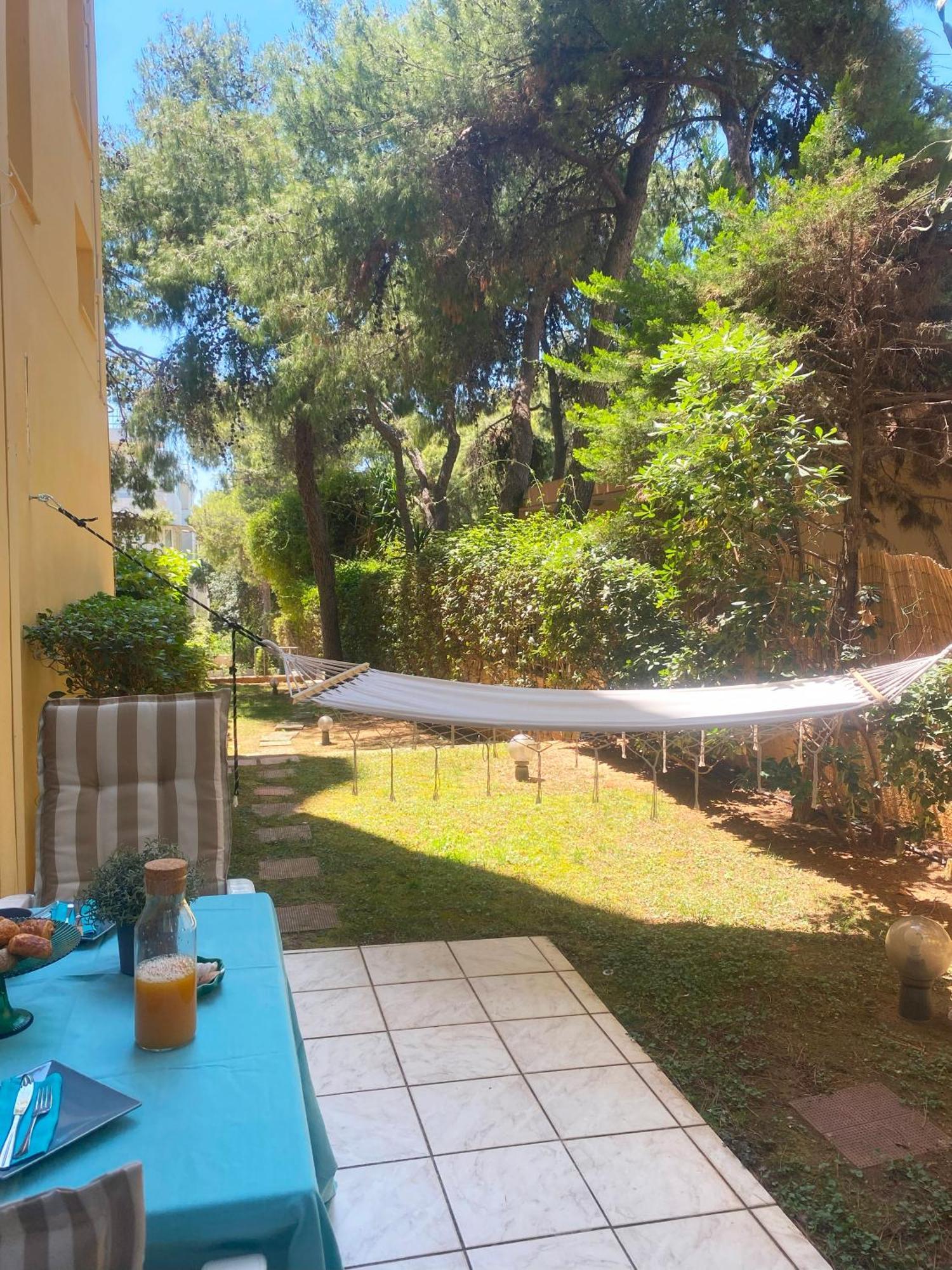 Garden Apartment With Bbq In The Athenian Riviera Εξωτερικό φωτογραφία